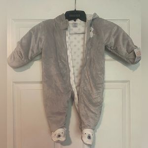 NWT Carter’s Grey Padded Onesie